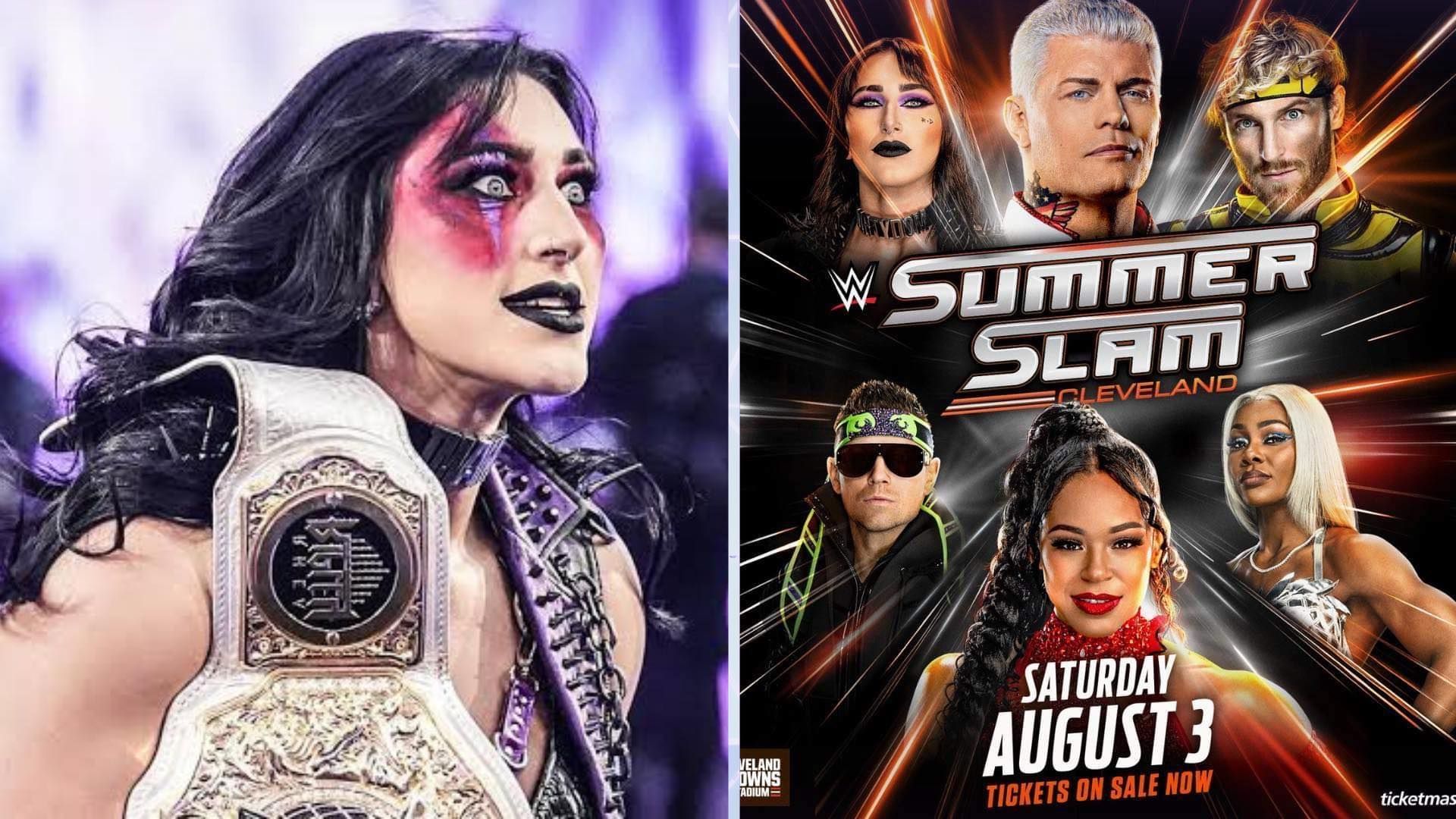 Rhea Ripley and other WWE stars could return by SummerSlam [Credit: WWE.com and on X]