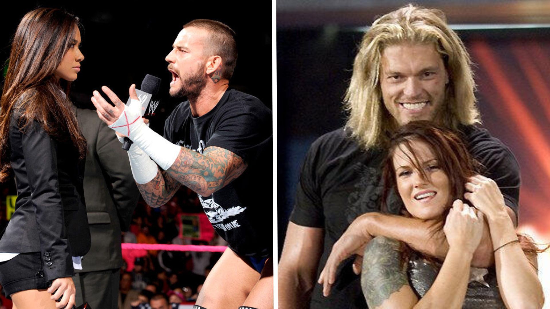 Many WWE love triangles occurred throughout the years [Image Credit: WWE.com]