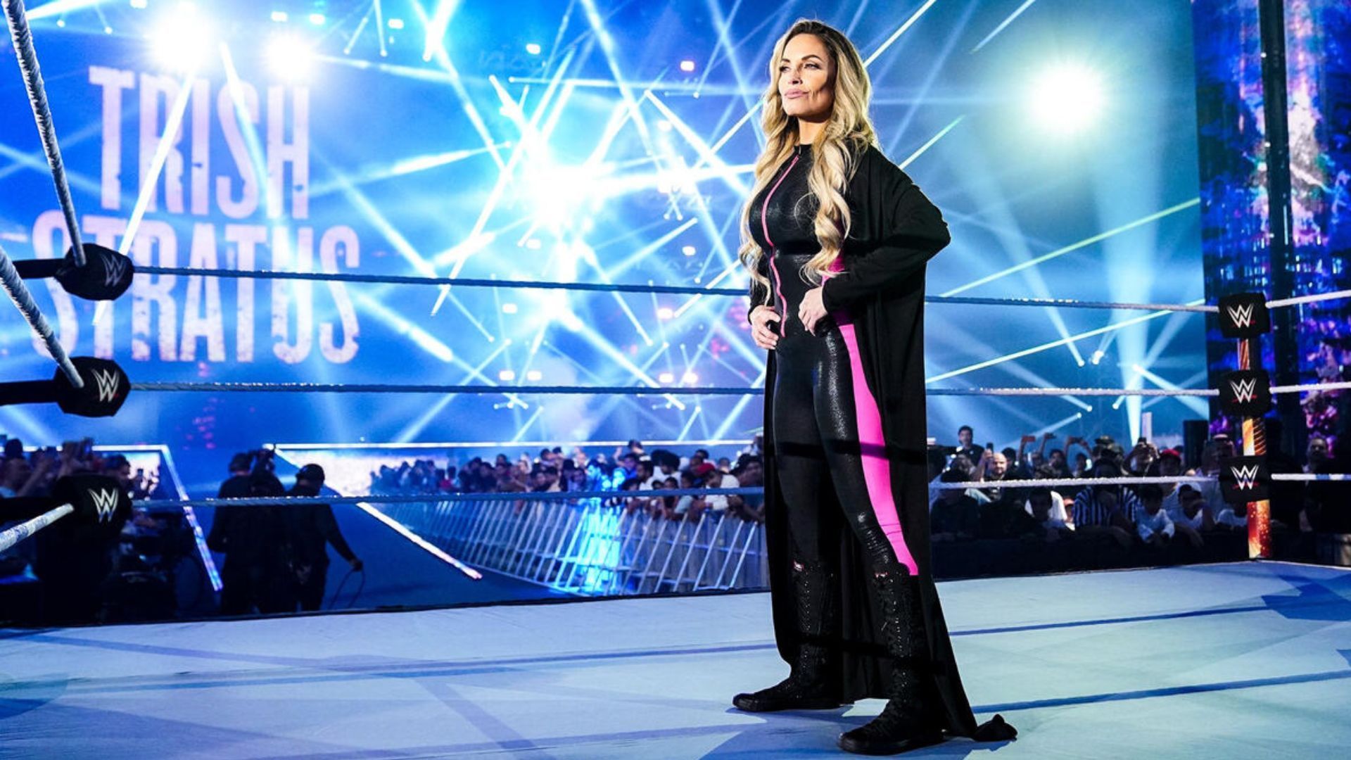 Trish Stratus in Saudi Arabia! [Image credit: WWE.com]