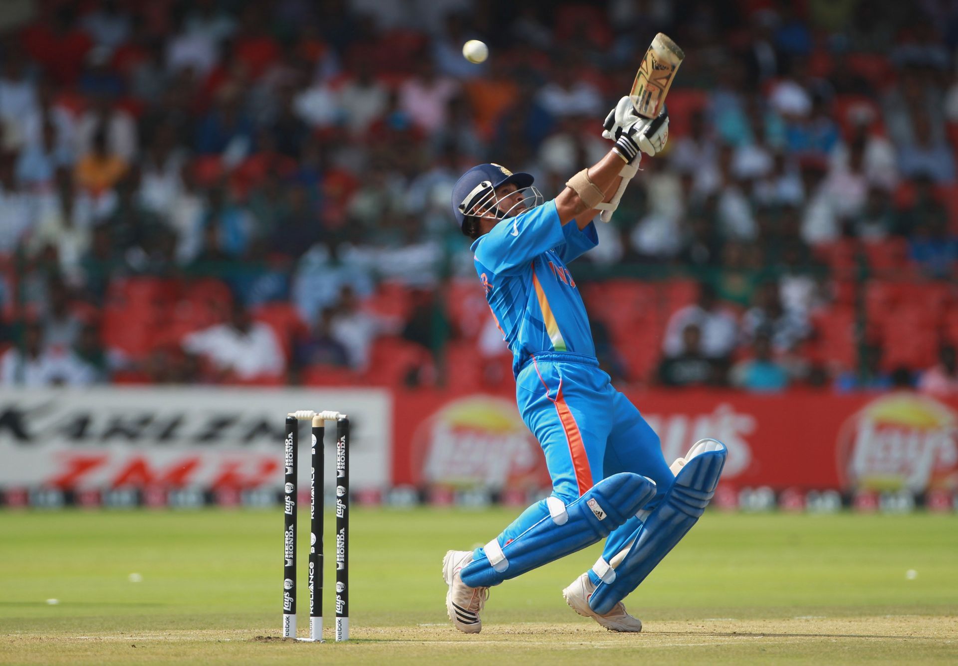 Sachin Tendulkar in action during the 2011 ODI World Cup (Image Credits: Getty Images)