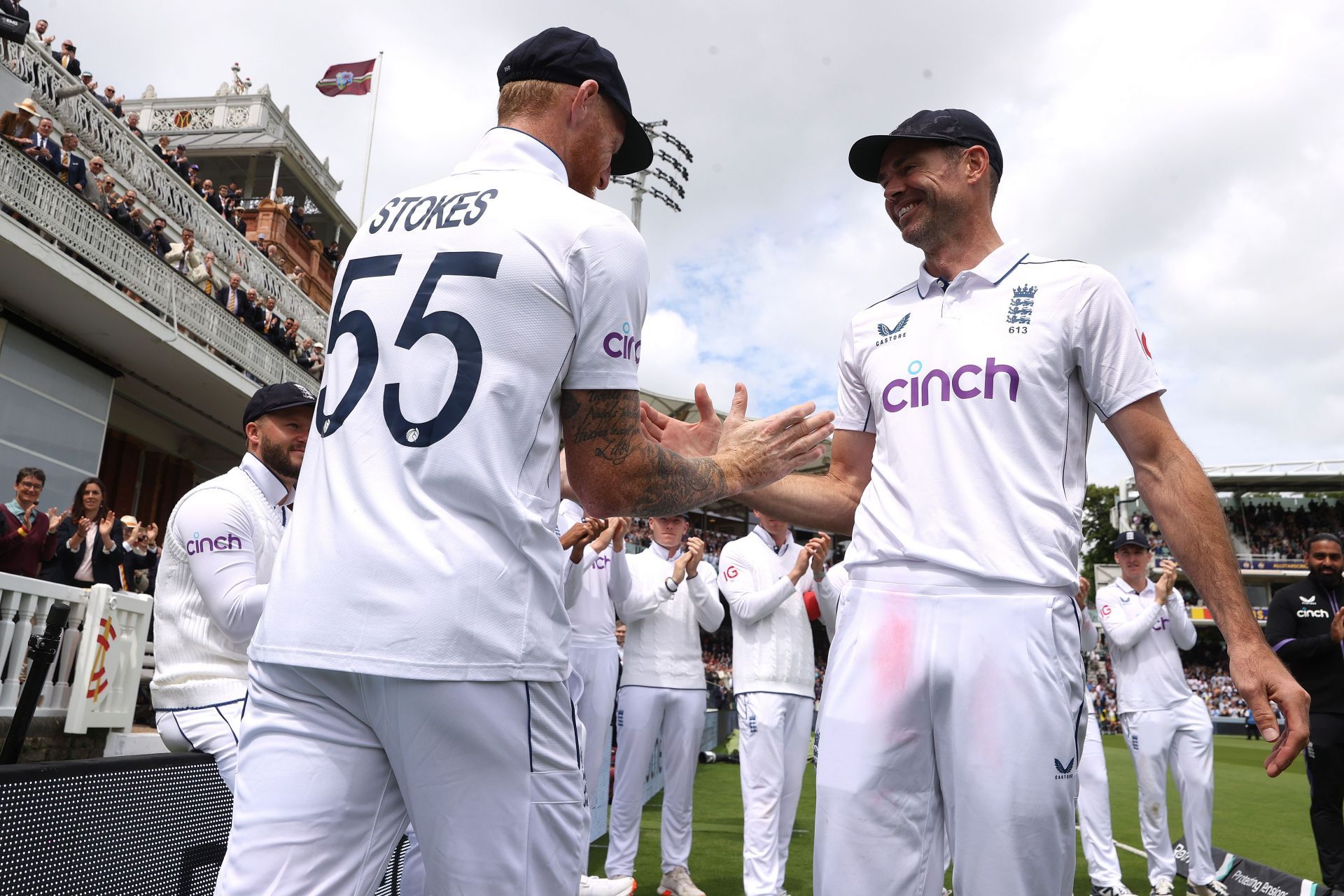 Ben Stokes and James Anderson. (Credits: Getty)