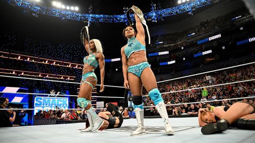 How long will Jade Cargill and Bianca Belair be able to co-exist? [Image credits: WWE.com]