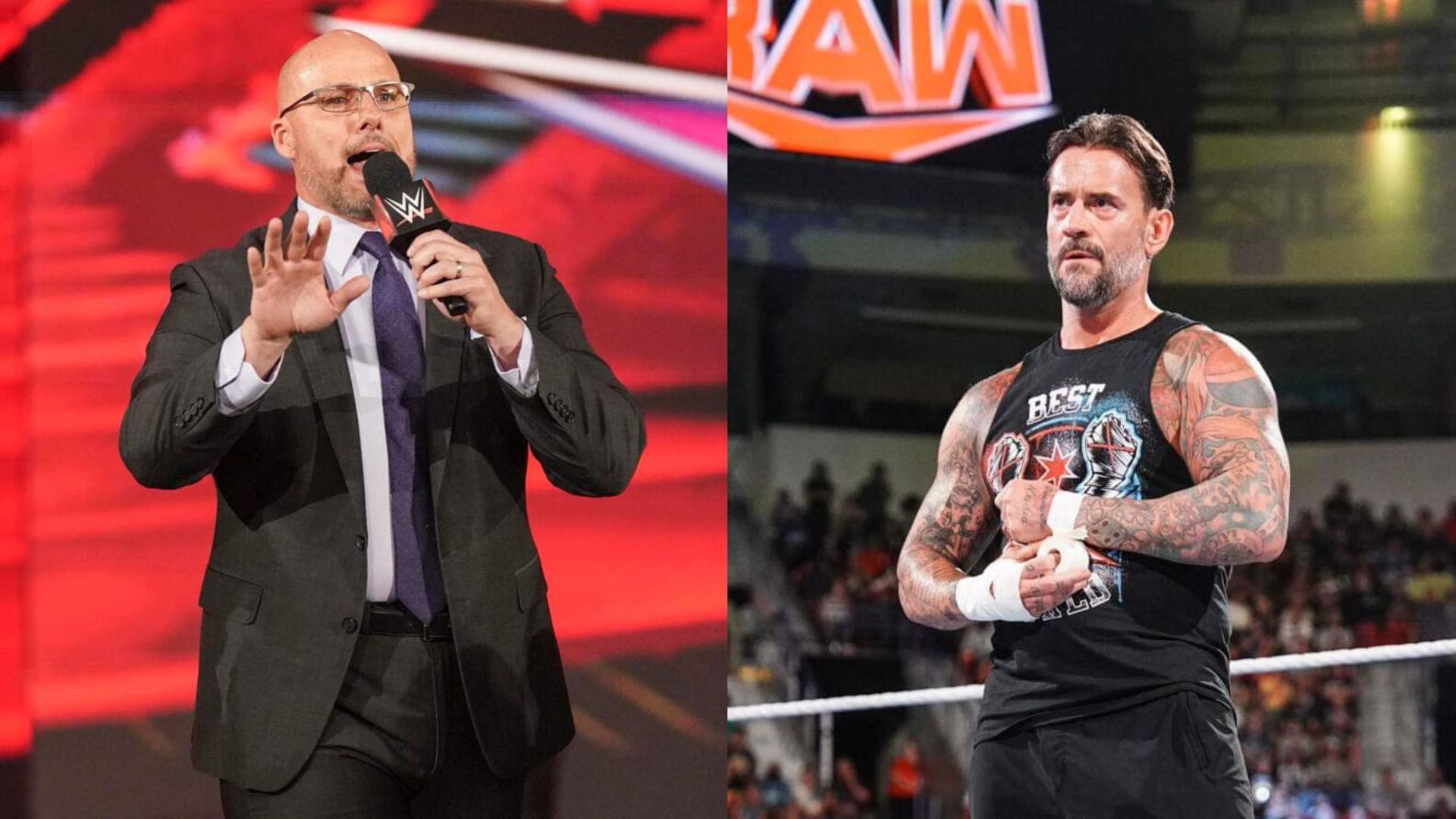 Adam Pearce had an announcement for CM Punk on RAW