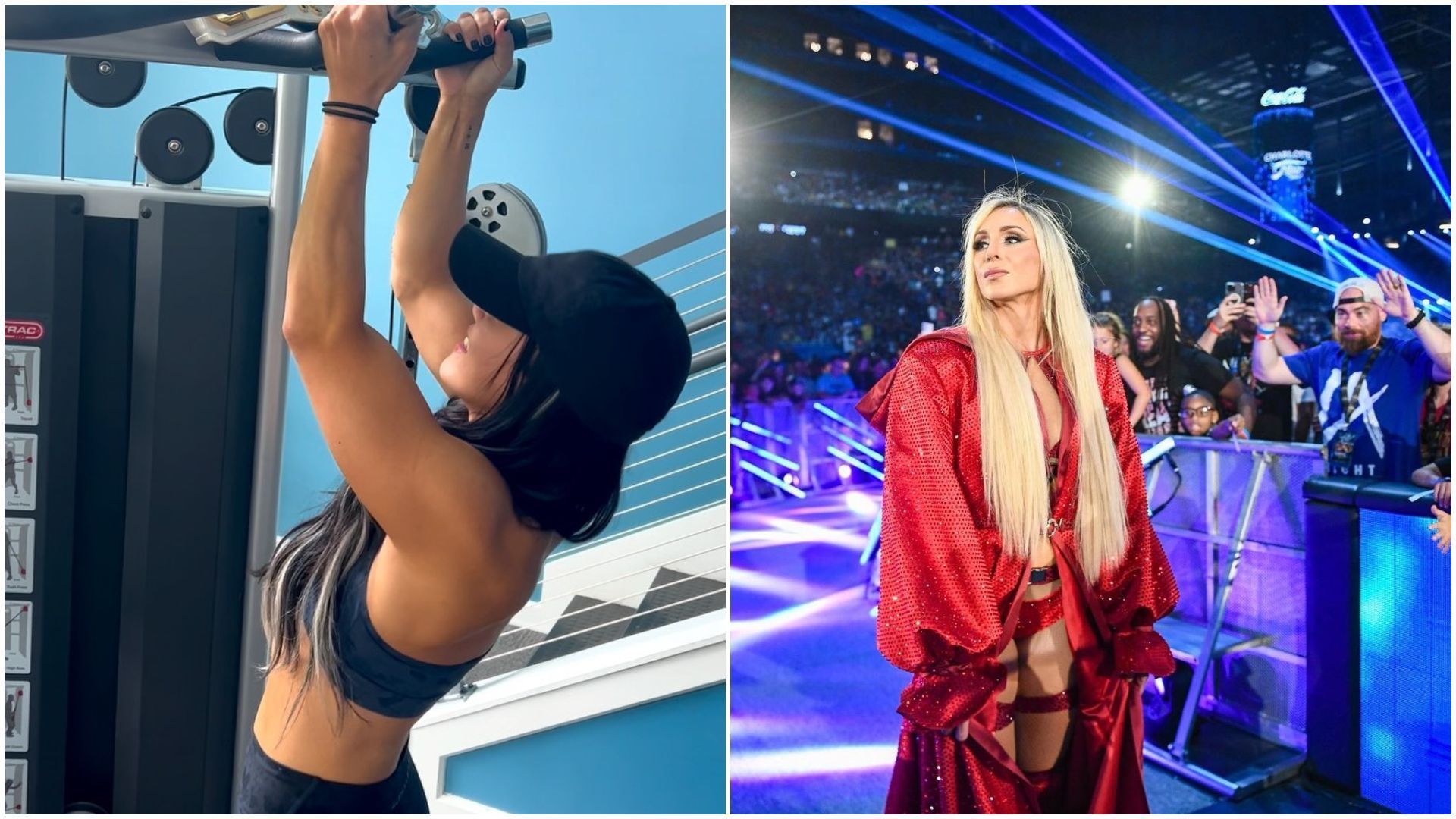 The star (left), and Charlotte Flair (right) [Photos via both star