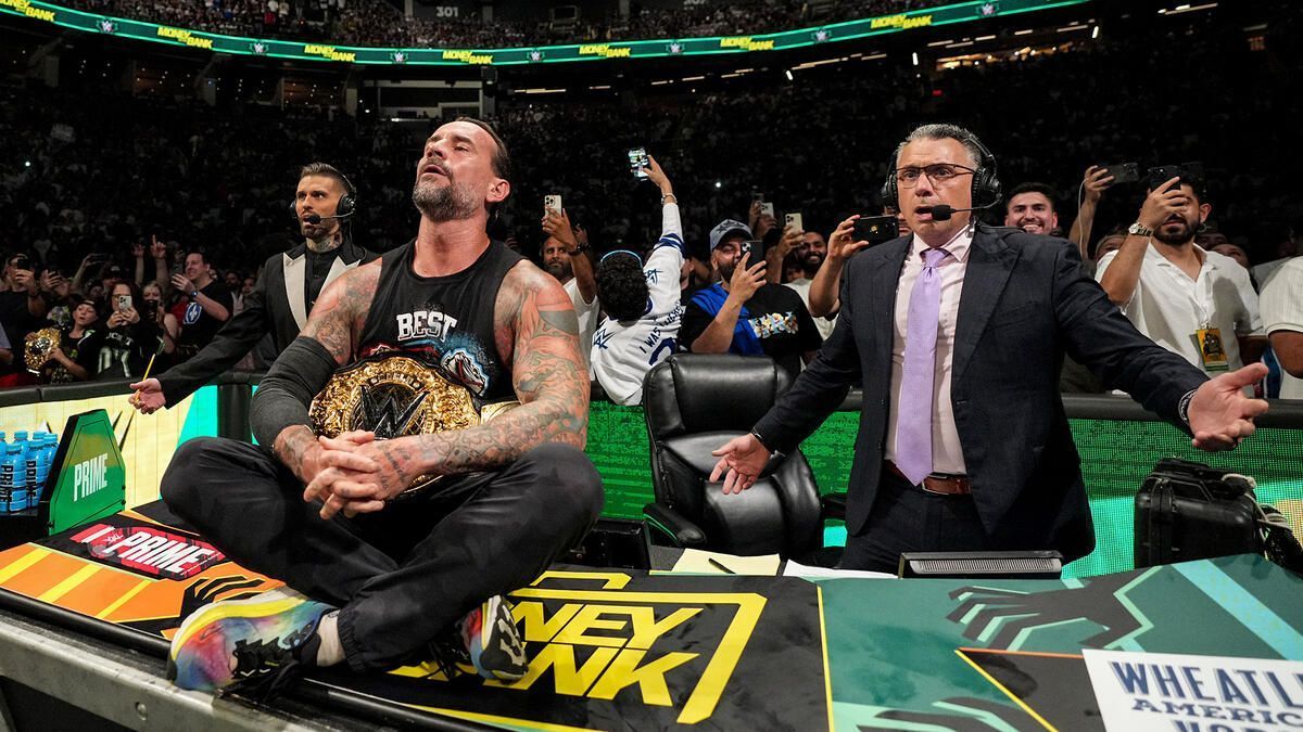 CM Punk showed up at Money in the Bank [Image credits: WWE]