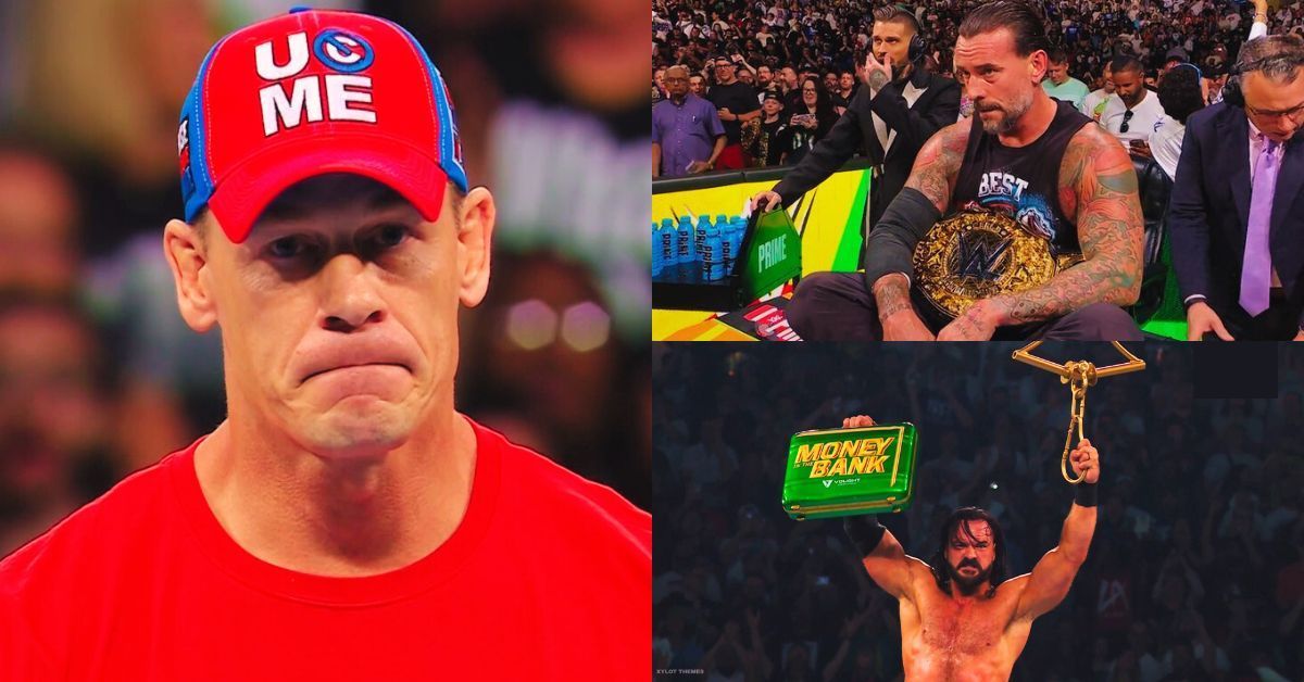 We got a big night on WWE Money in the Bank with the return of CM Punk and a visit from John Cena! [Image credits: Screenshots of WWE Money in the Bank on Sony LIV]