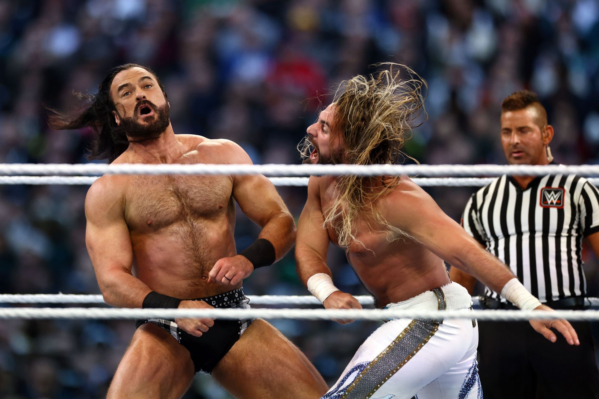 Drew McIntyre and Seth Rollins fought at WrestleMania XL (Image - GETTY Images)