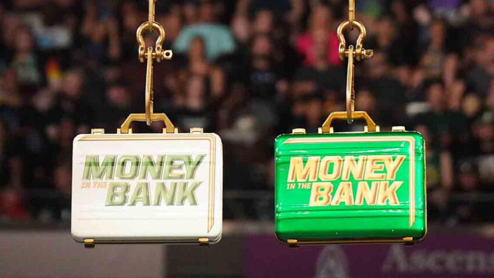 The 2024 Money in the Bank briefcases [Photo credit: WWE]