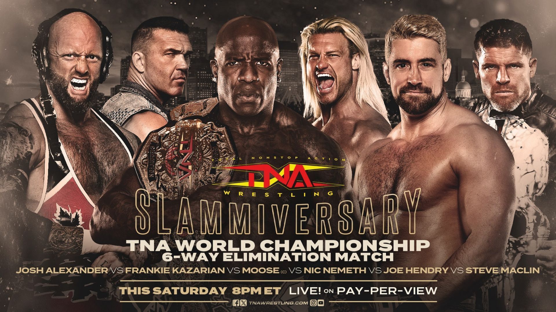 TNA Slammiversary will take place on July 20 [Image Credits: tnawrestling.com]