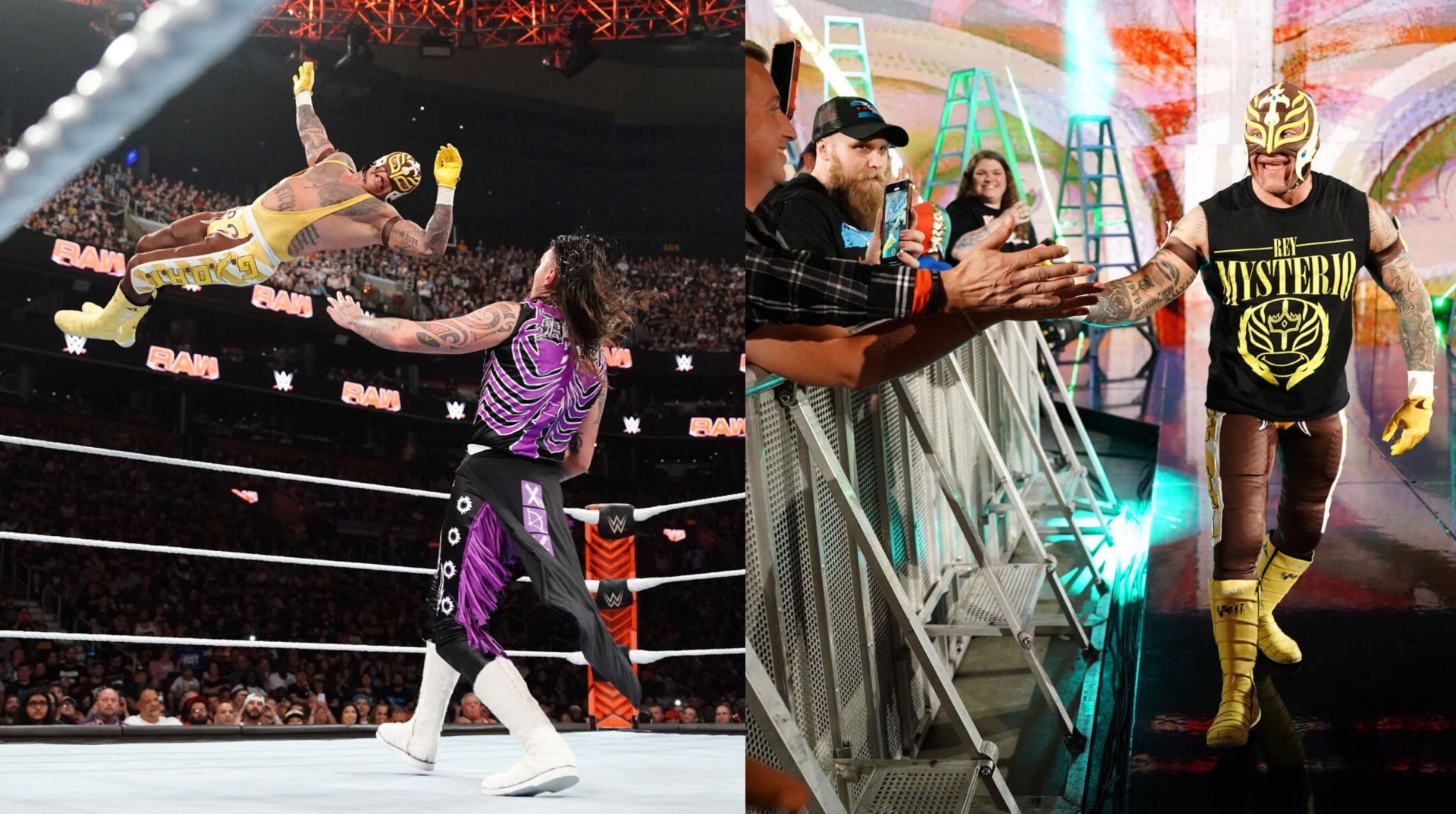 WWE Raw में पिता-बेटे का मैच हुआ (Photo: WWE.com)