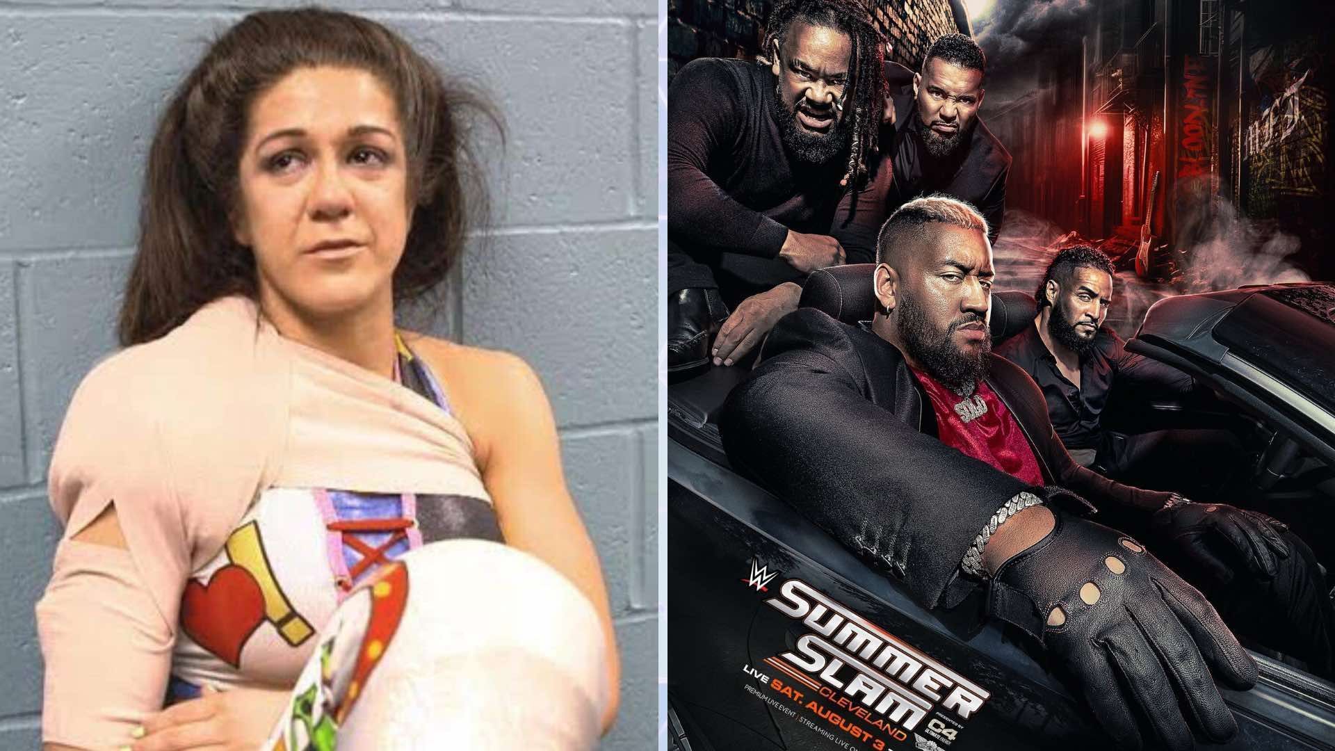 Bayley could be in trouble following WWE SummerSlam [Credit: WWE.com &amp; Triple H on X]