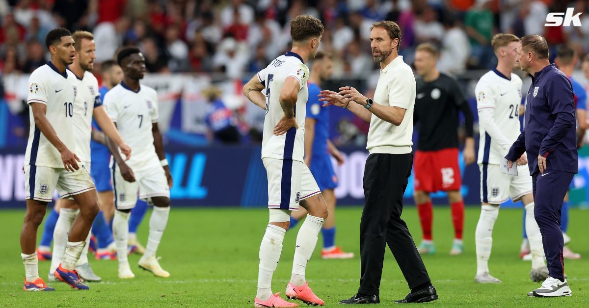 X reacts as England enter Euro 2024 Q/Fs after dramatic 2-1 win over Slovakia.