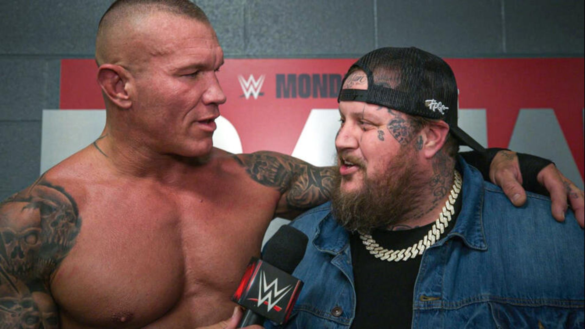 Randy Orton and Jelly Roll on RAW in November 2023 [Photo credit: WWE]