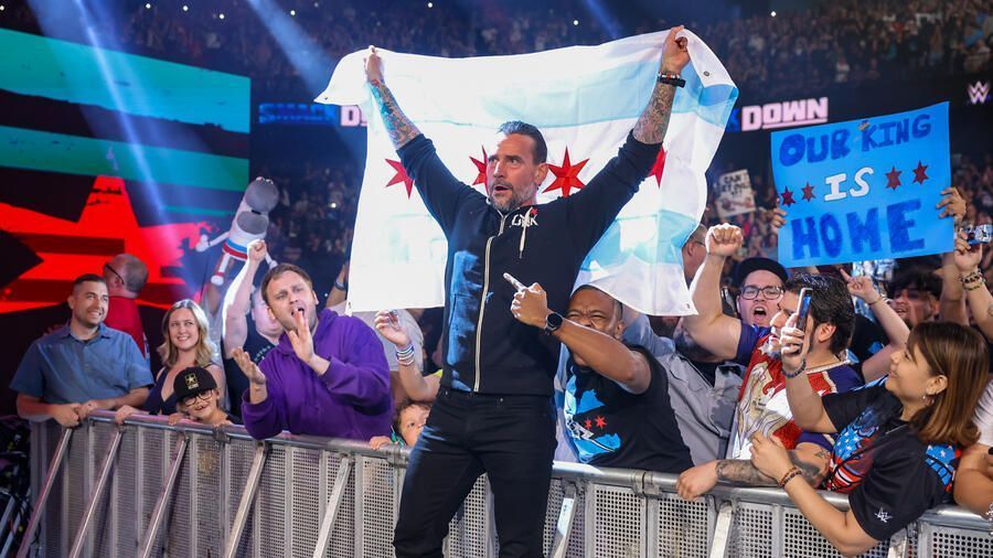 CM Punk is expected to have a match with Drew McIntyre soon (Photo credit: WWE.com)