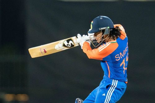 Smriti Mandhana smashed 45 runs off 31 balls. [P/C: BCCI]