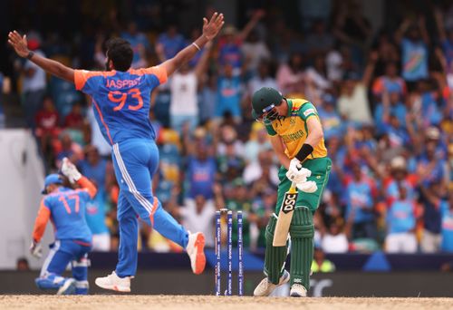 [Credit: Getty] Jasprit Bumrah starred in India's triumphant 2024 T20 World Cup