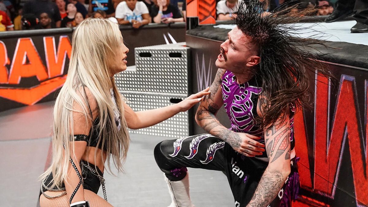 Liv Morgan and Dominik Mysterio on RAW (Photo Courtesy: WWE.com)