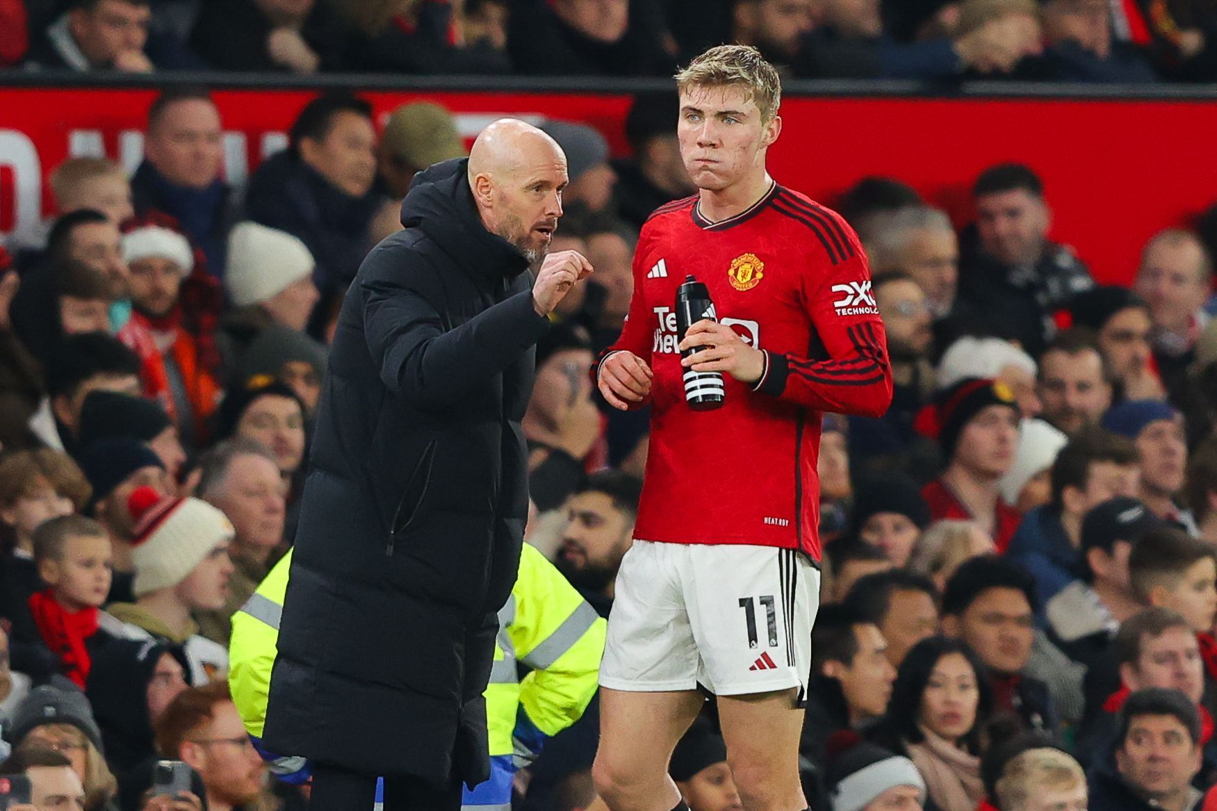 Erik ten Hag insisted Rasmus Hojlund had huge potential (Image - Getty)