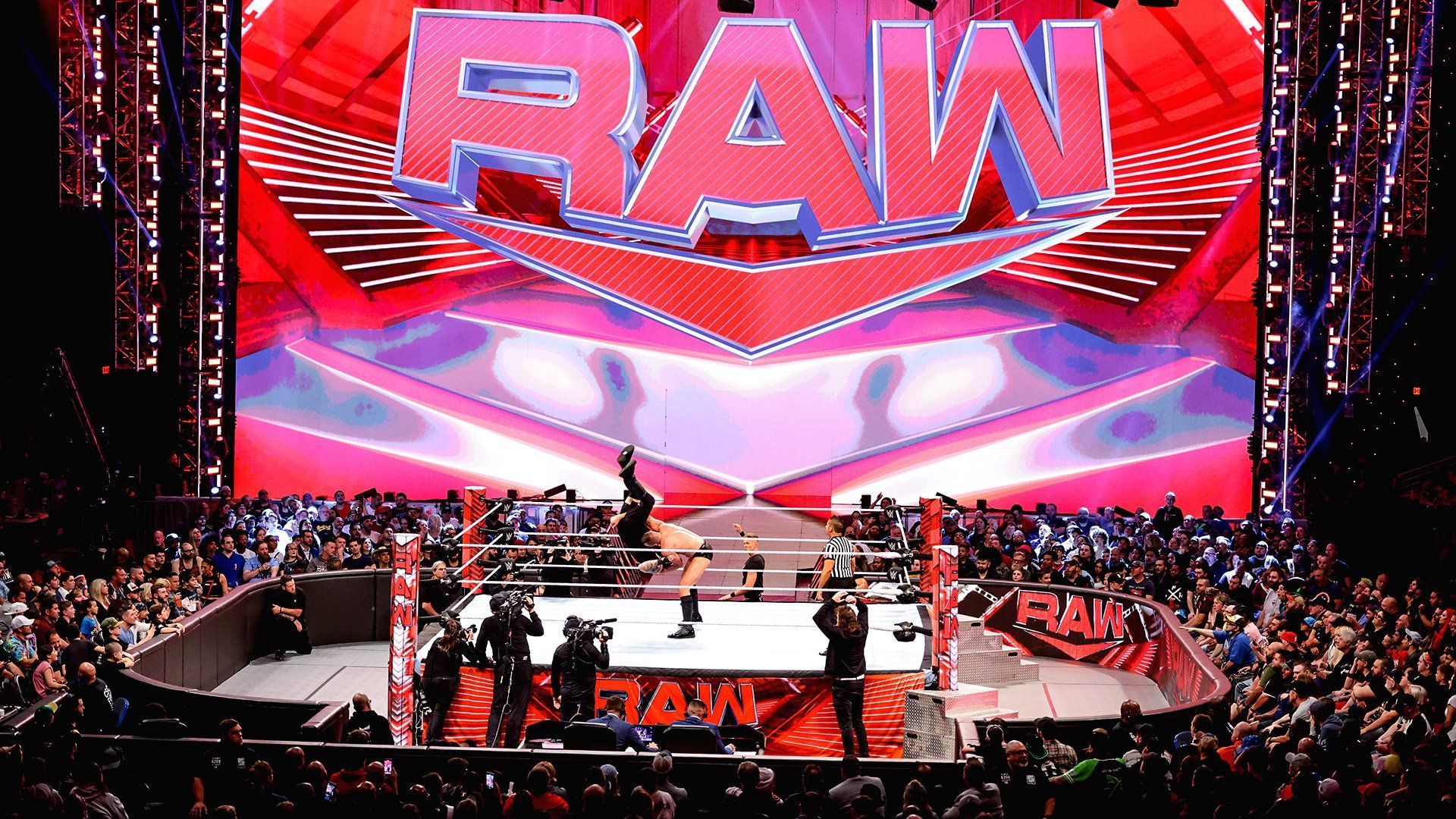 The WWE Universe packs local arena for a live RAW