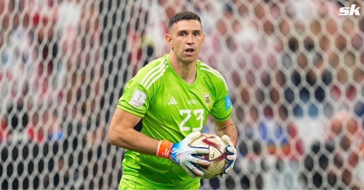 Argentina goalkeeper Emiliano Martinez