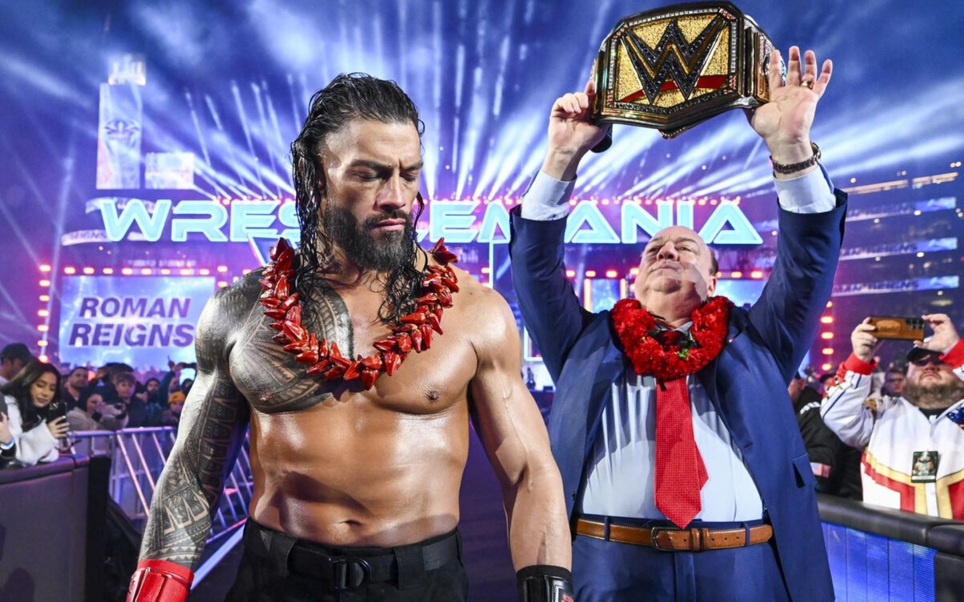 The last time fans saw Roman Reigns was at WrestleMania 40 (Credit: WWE.com)