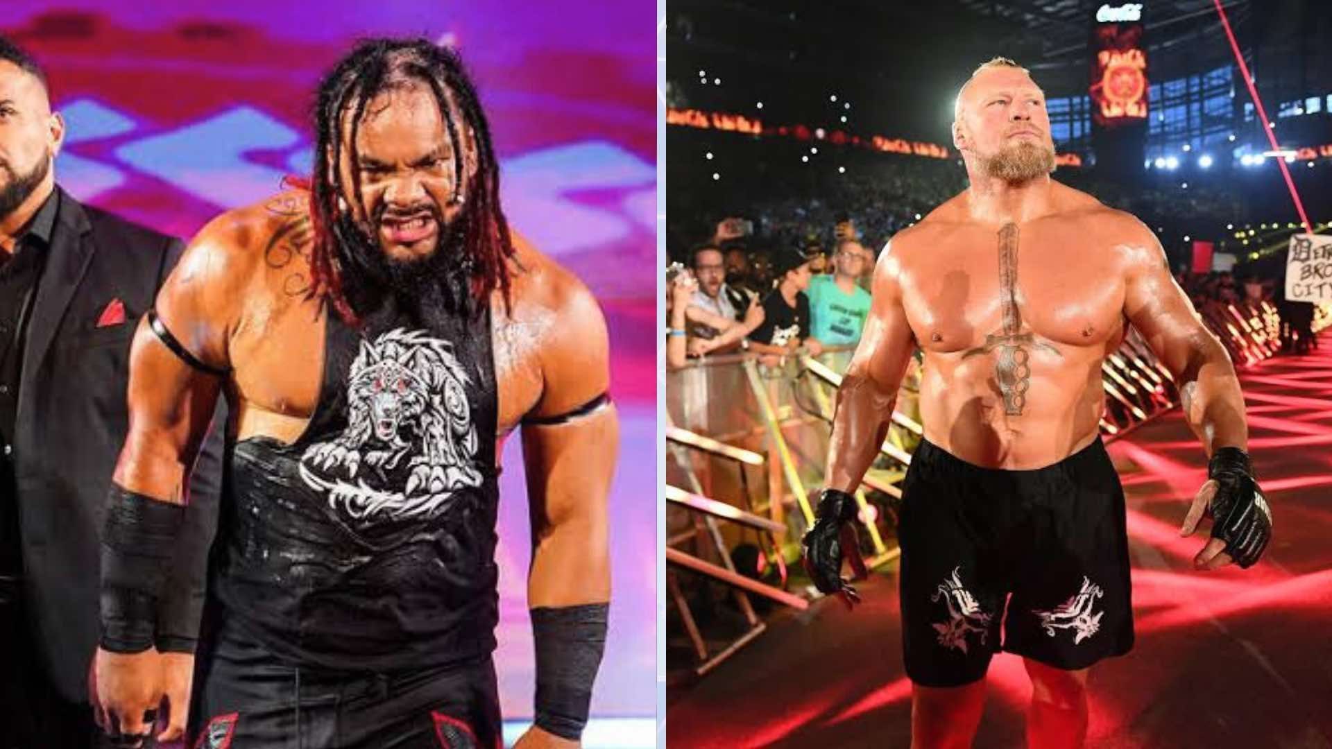 Jacob Fatu and Brock Lesnar in picture [Image credits: wwe.com]