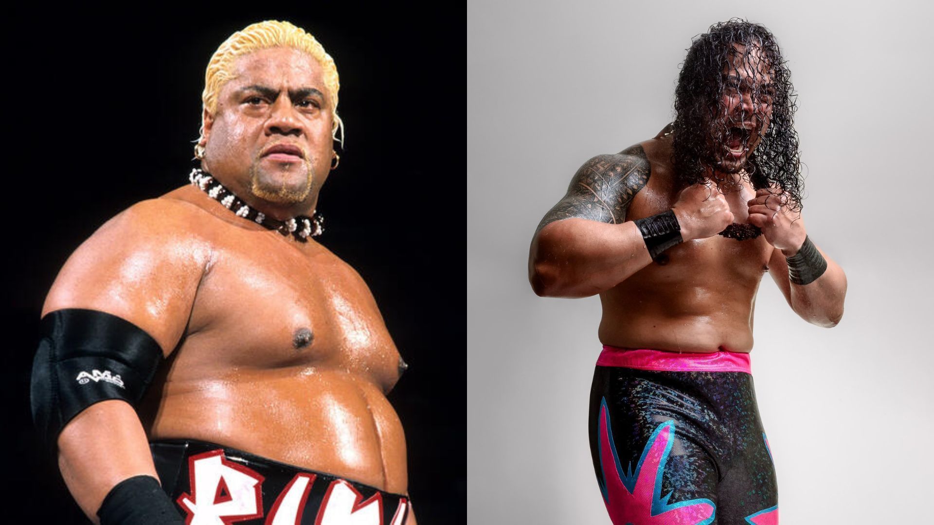 Rikishi (left) and Lance Anoa