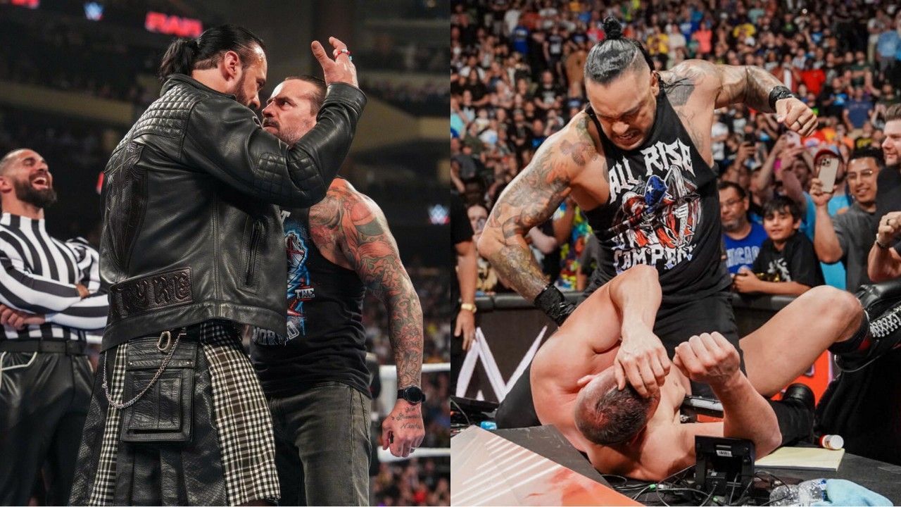 WWE Raw, Drew Mcintyre, CM Punk, Damian Priest, Gunther,