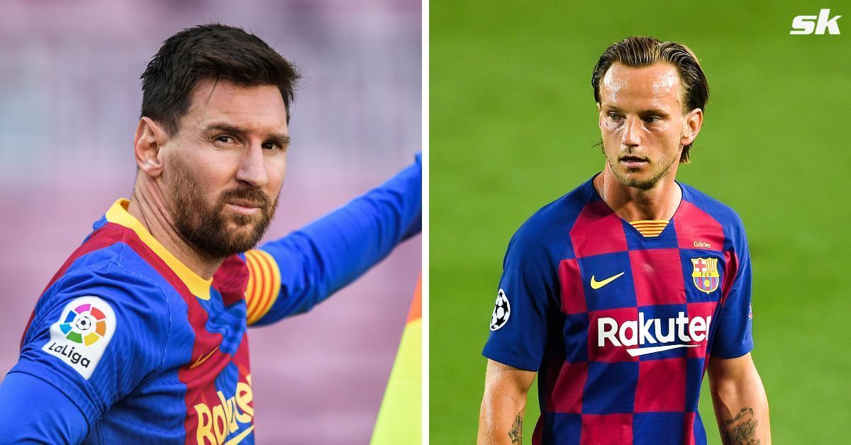 Lionel Messi and Ivan Rakitic (Images via Getty)