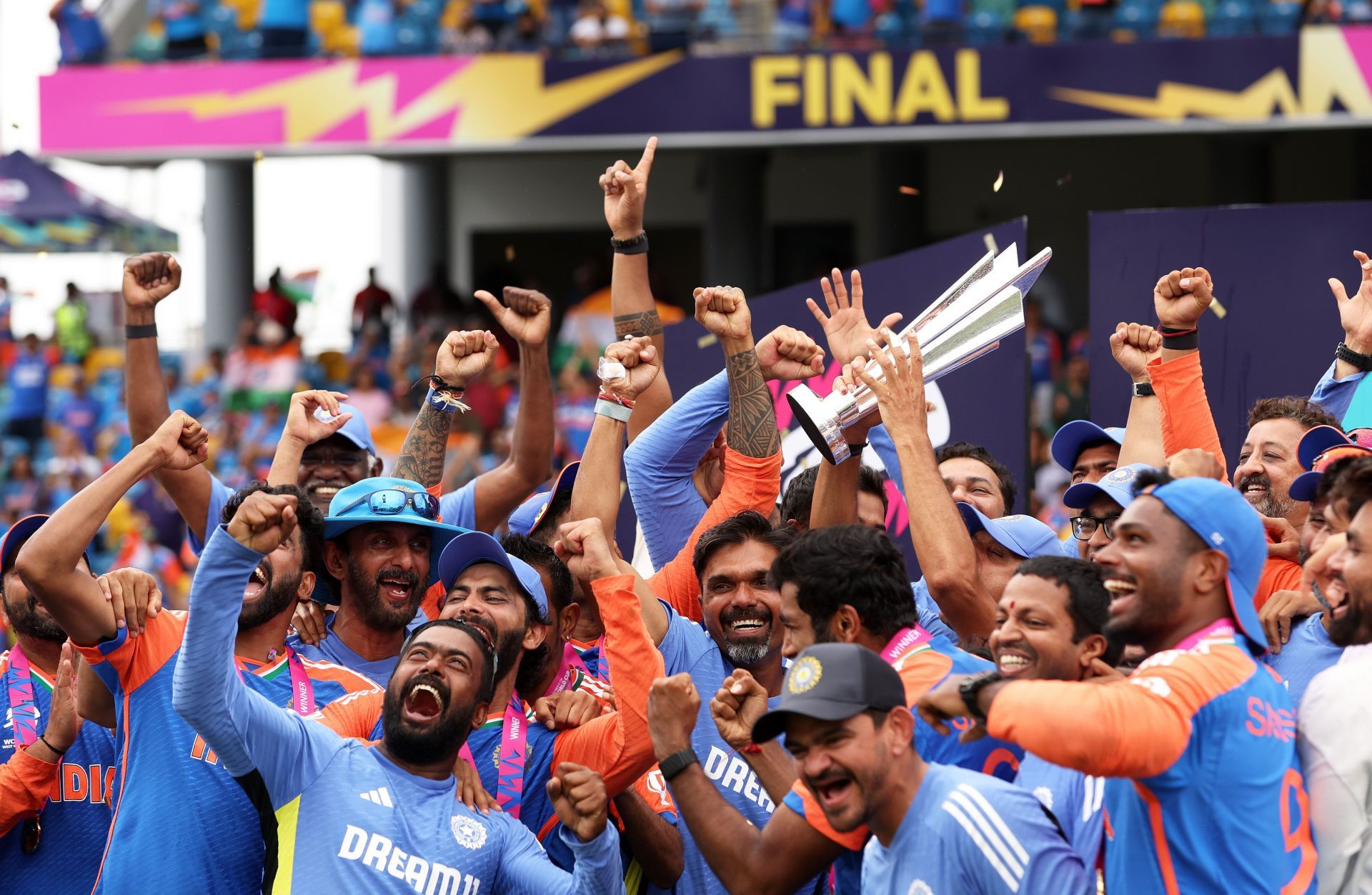 South Africa v India: Final - ICC Men's T20 Cricket World Cup West Indies & USA 2024