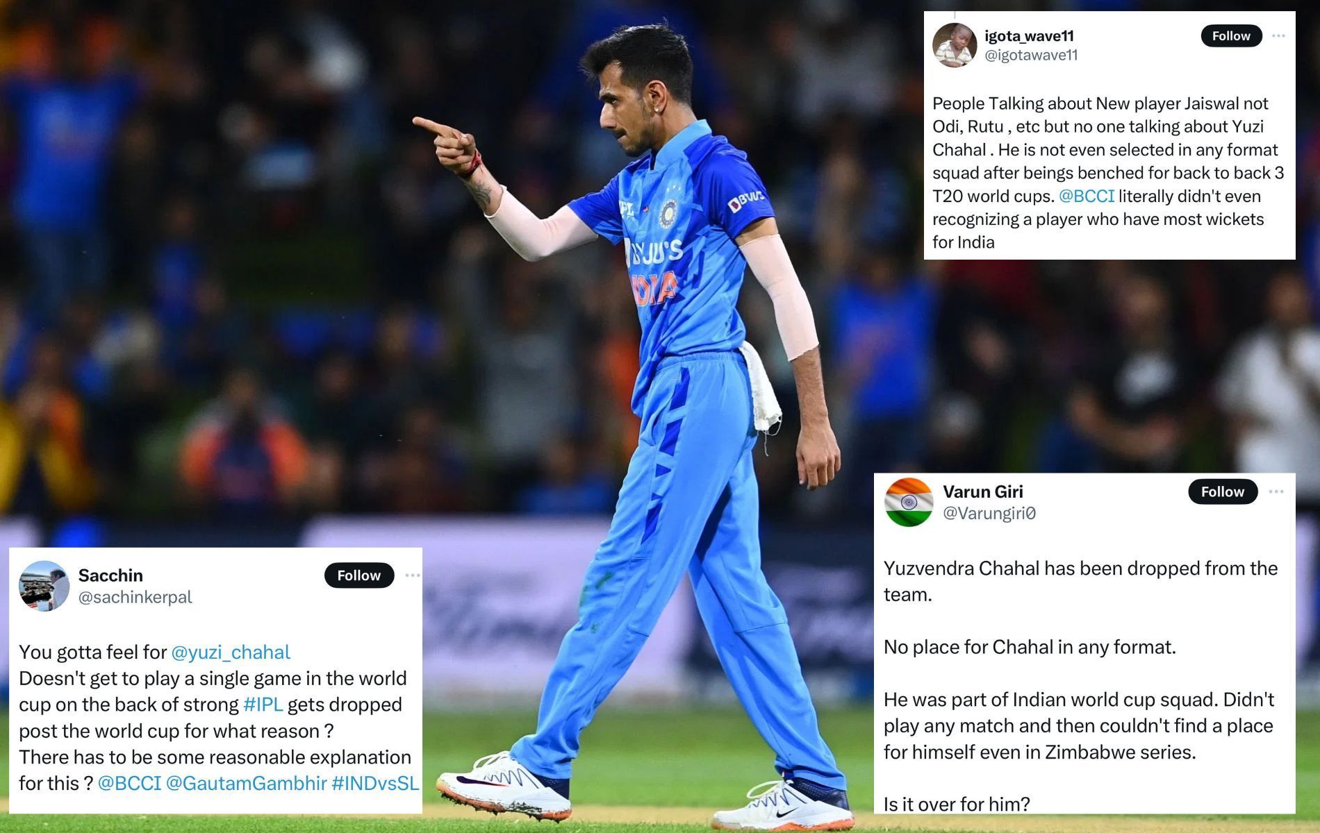 Yuzvendra Chahal was part of India