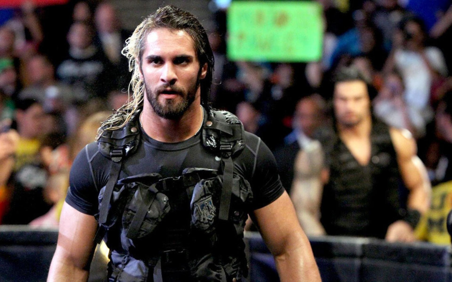 Seth and Roman have a history dating back to The Shield! [Credit: WWE.com]