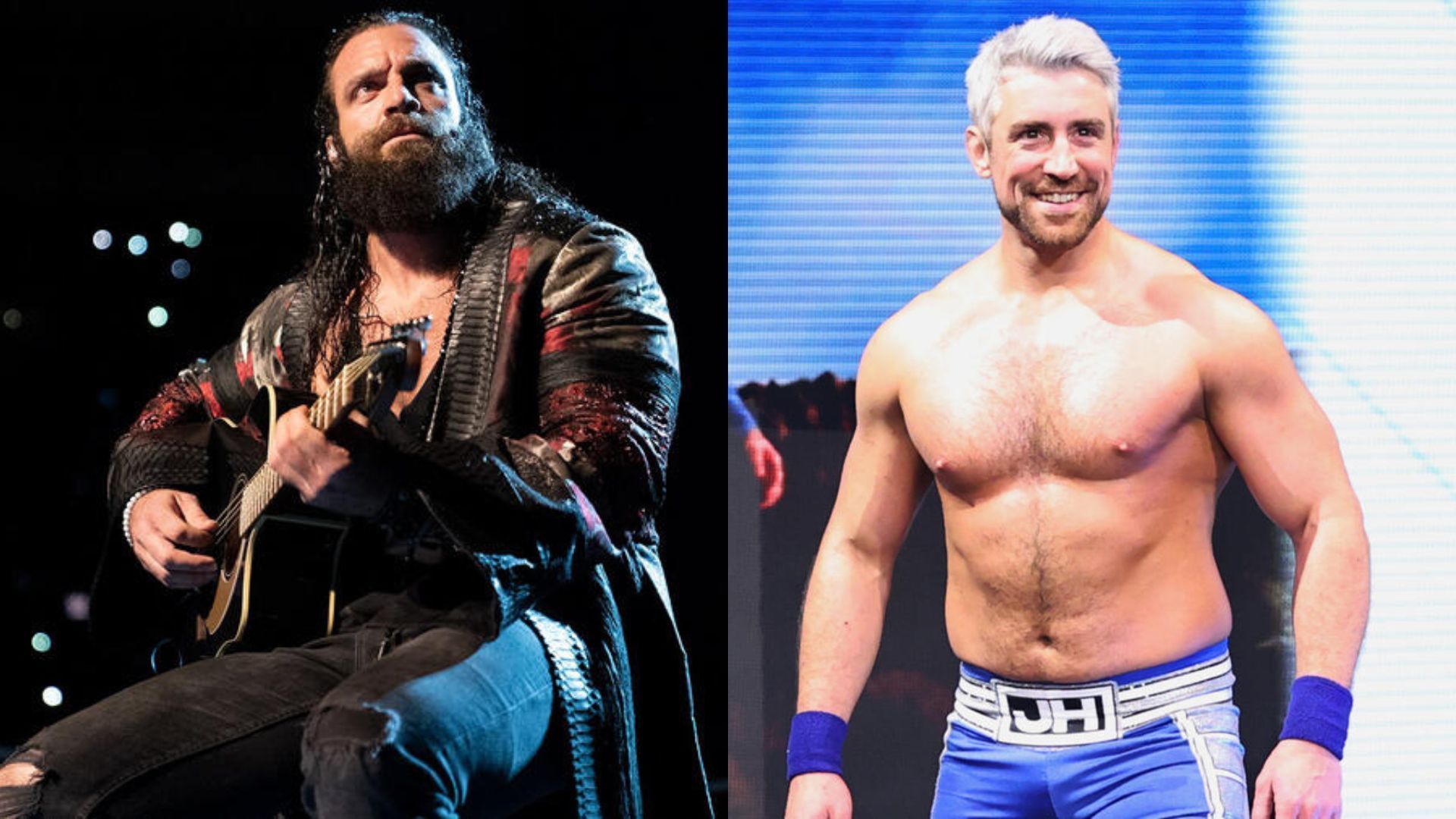 Elias (left) and Joe Hendry (right) (Image Credits: WWE.com)