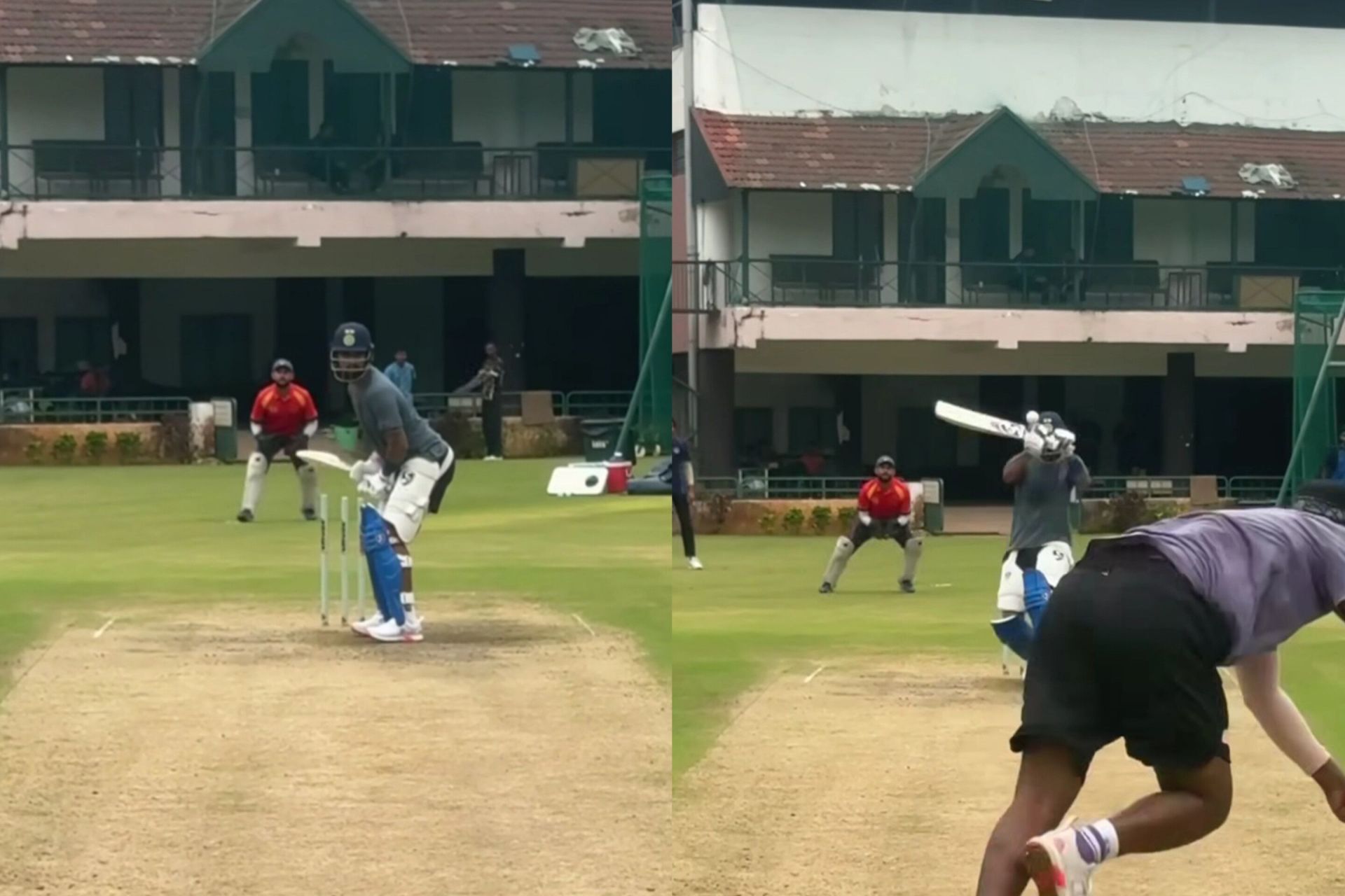 KL Rahul putting in a lot of work in preparation for the Sri Lankan series (Image via Instagram/@klrahul)