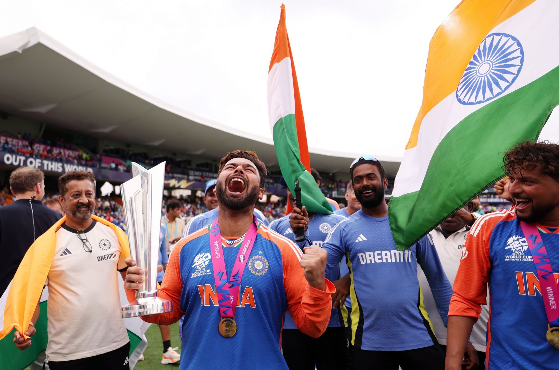 [Credit: Getty] Pant just helped India win their second T20 World Cup title