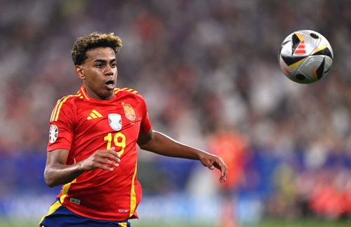 Spain starlet Lamine Yamal at Euro 2024