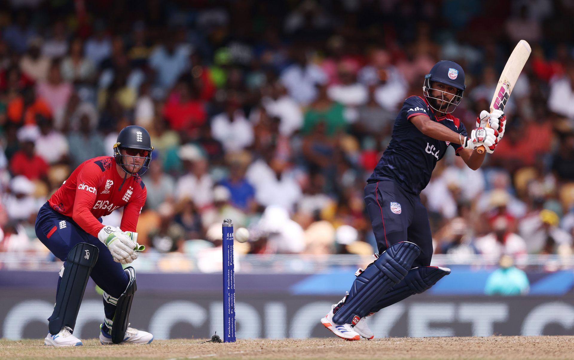 Harmeet Singh during the 2024 T20 World Cup (Image Credit: Getty Images)