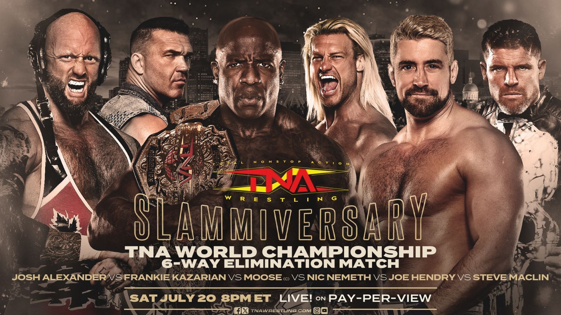 TNA Slammiversary takes place on July 20 [Image Credits: tnawrestling.com]