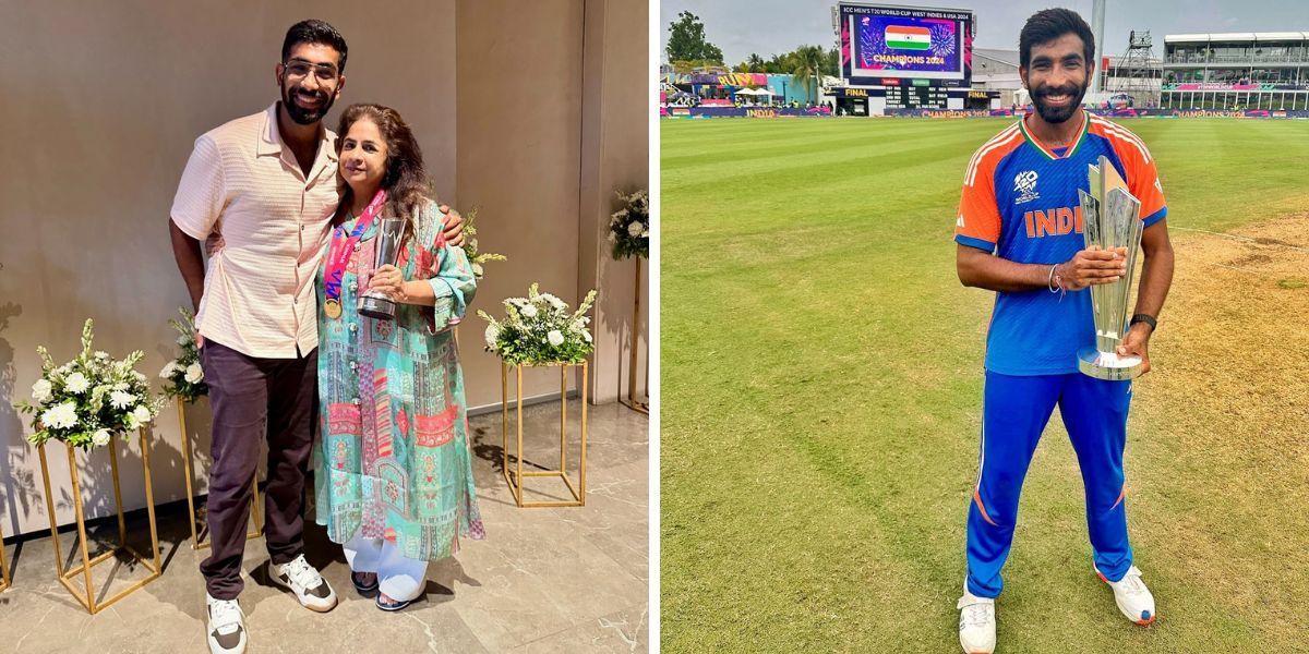 Jasprit Bumrah Instagram Post with his Mother