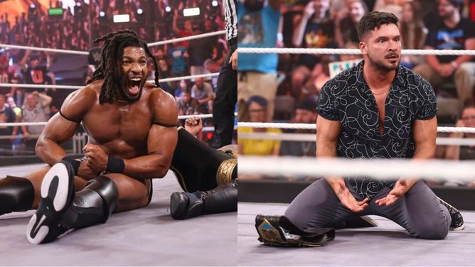 WWE NXT रिजल्ट्स: मेन रोस्टर स्टार्स के बड़े टाइटल मुकाबले का हुआ ऐलान, टॉप चैंपियन को किया गया पिन