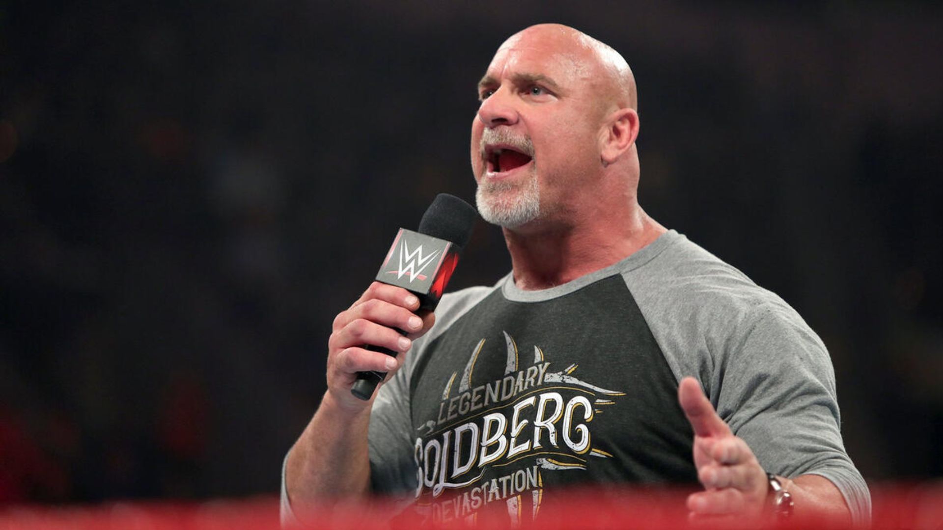 Goldberg is a former two-time WWE Universal Champion! [Image credit: WWE.com]