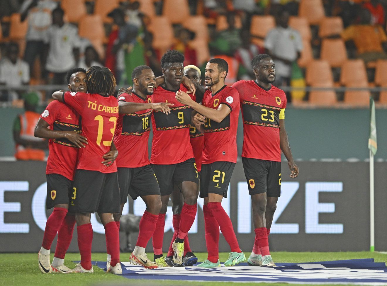 Angola are looking to qualify for the semi-finals...