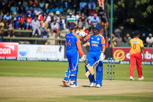 Abhishek Sharma (L) and Ruturaj Gaikwad (R). (Image Credit: BCCI Twitter)