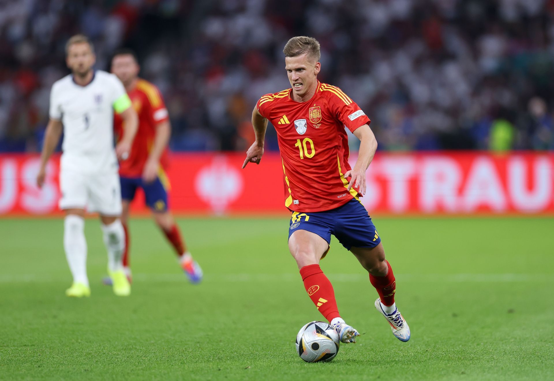 Spain striker Dani Olmo at Euro 2024