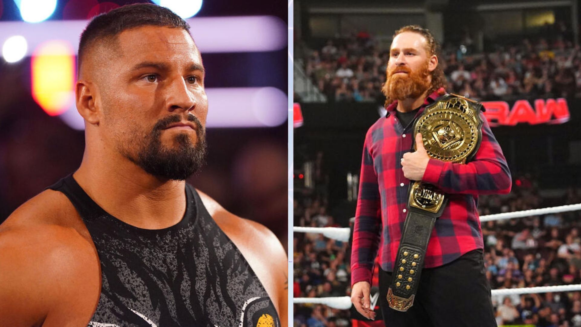 Bron Breakker replaced Brock Lesnar at Royal Rumble 2024. [Images Source: WWE.com]