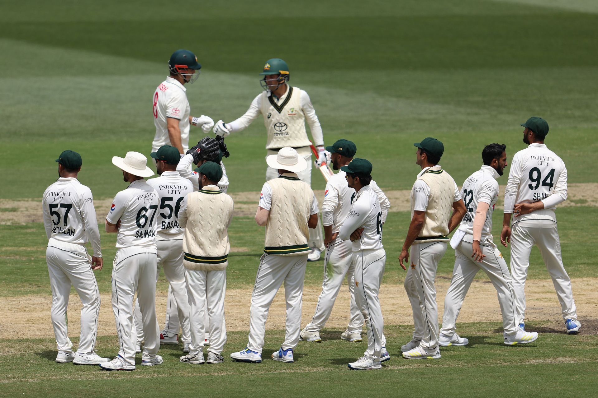 Pakistan Test team during their Australia tour. (Credits: Getty)