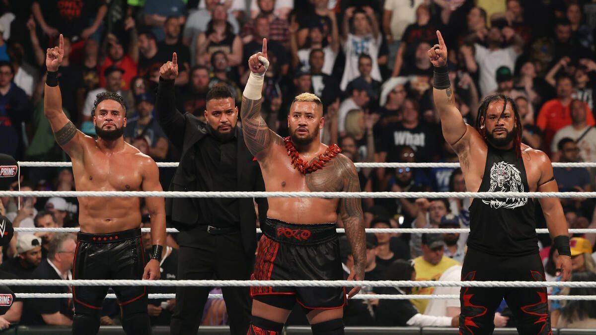 Left to right: Tama Tonga, Tonga Loa, Solo Sikoa, Jacob Fatu [Image Credit: wwe.com]