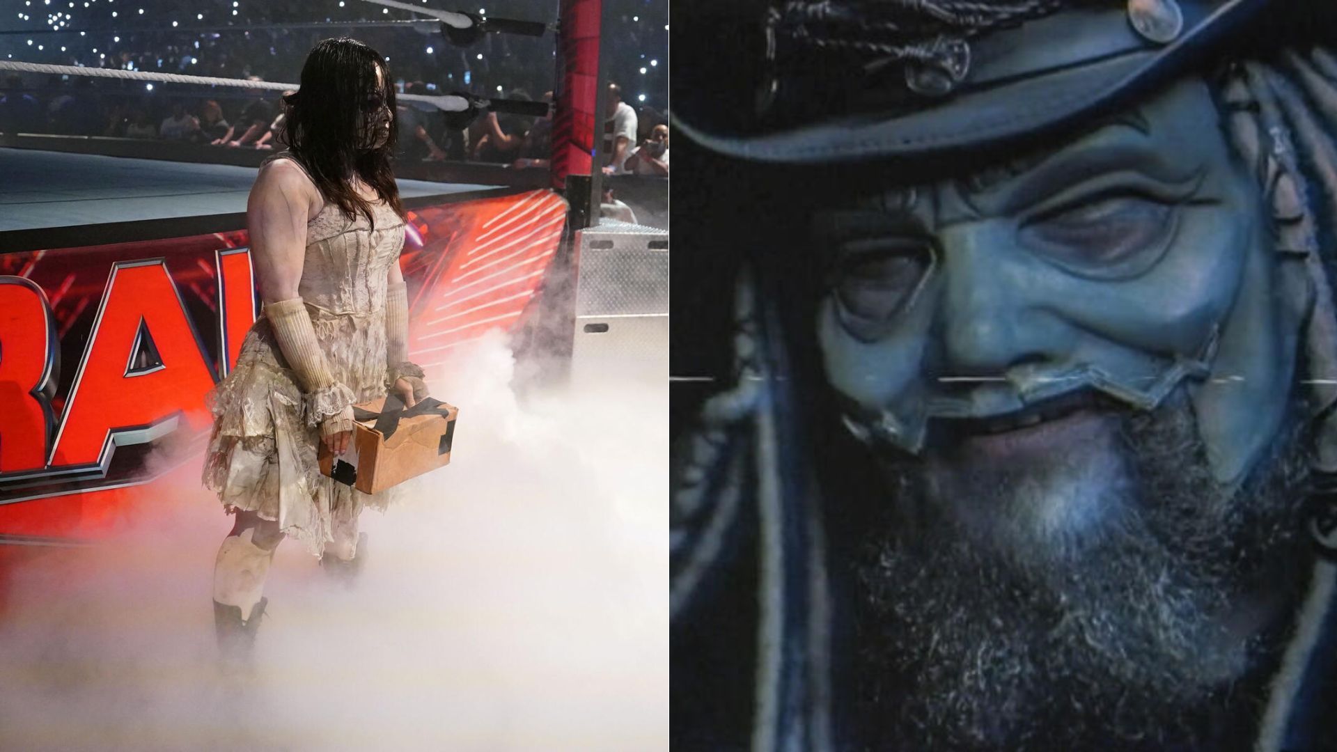 Nikki Cross (left); Uncle Howdy (right) [Image Credit: wwe.com]