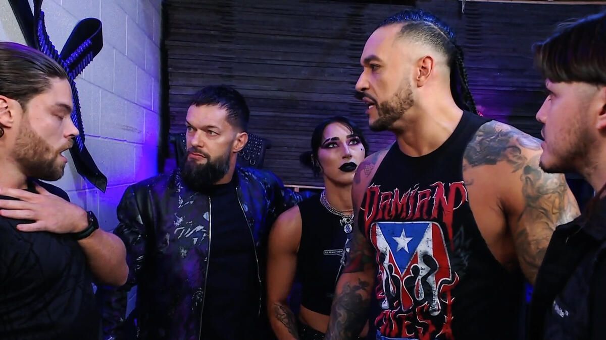 The Judgment Day backstage on RAW (Photo Courtesy: WWE.com)