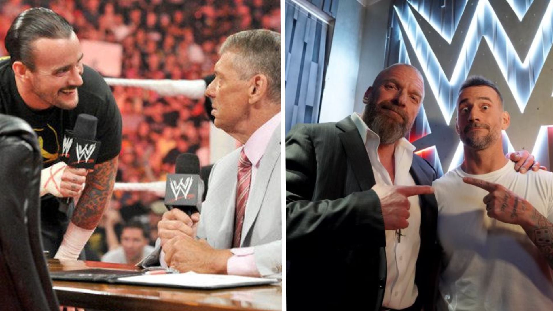 Triple H took over WWE creative when Vince McMahon stepped down in 2022 [Image Credit: WWE.com and Triple H